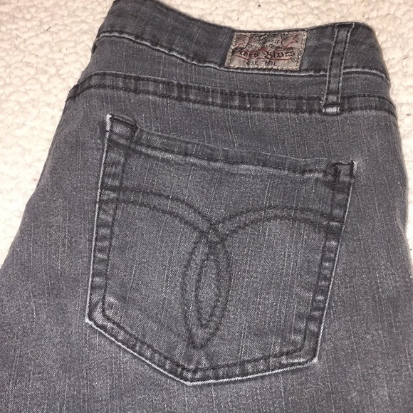 Gray/Black Paris Blues Jeans Size 5 - Picture 6 of 9